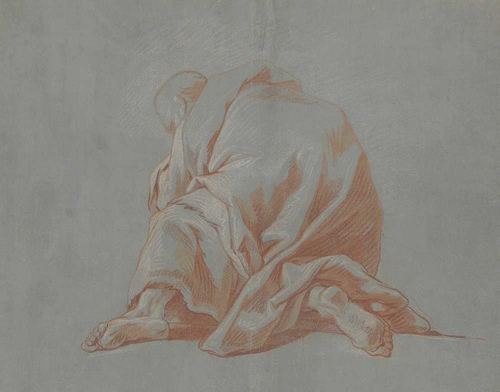 让·弗朗索瓦·德·特洛伊的《悬垂人物研究》