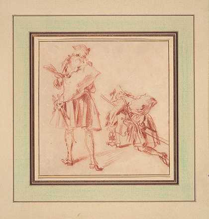 Jean Antoine Watteau的《两名新兵》