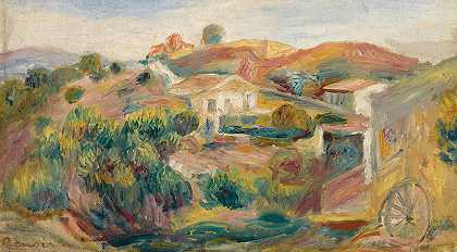 “皮埃尔·奥古斯特·雷诺阿的房子风景