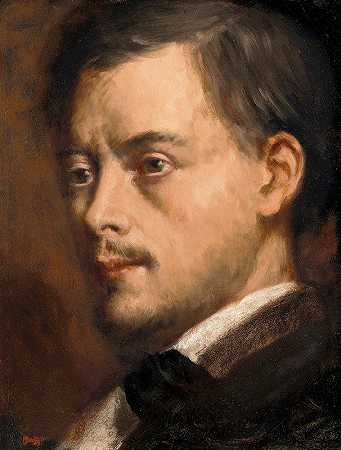 “Edgar Degas的头男