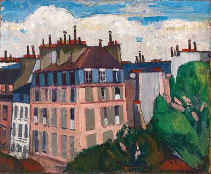 《屋顶，巴黎》亨利·莱曼·萨恩著