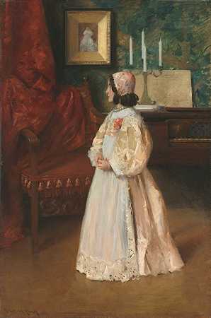 威廉·梅里特·蔡斯的《我女儿爱丽丝的肖像》