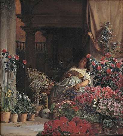 克里斯蒂安·扎尔特曼的《佛罗伦萨卖花人》