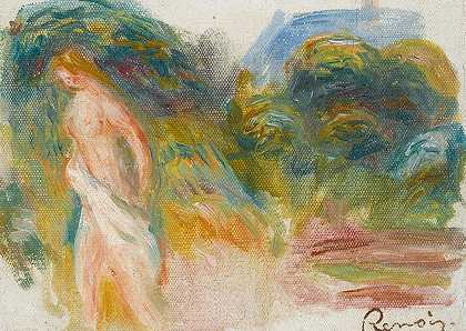 《裸体女人与风景》皮埃尔·奥古斯特·雷诺阿
