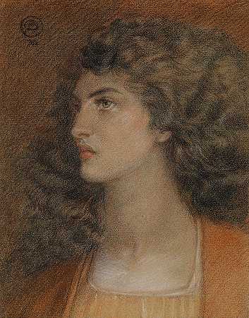 但丁·加布里埃尔·罗塞蒂的《赫伯特小姐肖像》