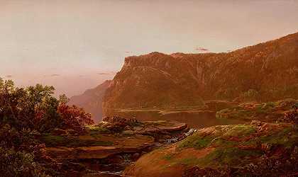 威廉·路易斯·桑塔格的《阿迪朗达克之景》
