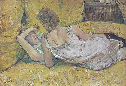 “放弃（两个朋友）作者：Henri de Toulouse Lautrec