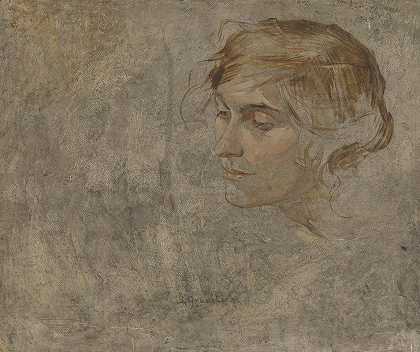 苏珊娜·雷娜特·格拉尼奇的油画素描和女性肖像