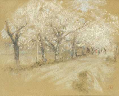 罗伯特·弗雷德里克·布鲁姆的《春天的风景》