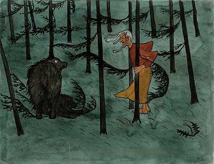 雨果·辛伯格的《森林里的恐惧》