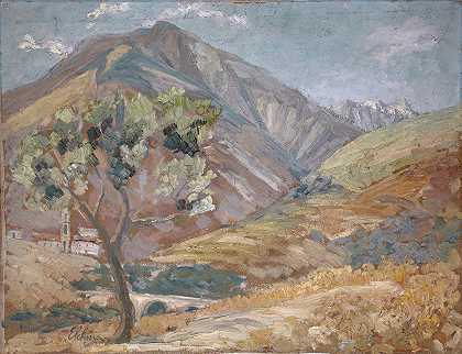 恩斯特·席斯的《科西嘉山脉的橄榄》