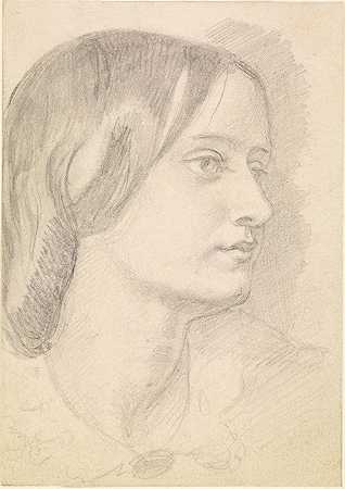 丹特·加布里埃尔·罗塞蒂的《红狮玛丽肖像，玛丽·尼科尔森夫人》