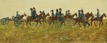 乔治·亨德里克·布莱特纳的《骑兵机动》
