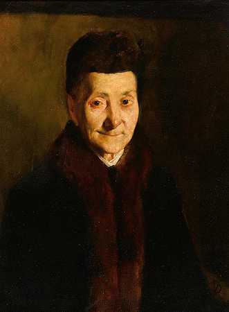 弗兰克·杜文尼克的《老太太肖像》