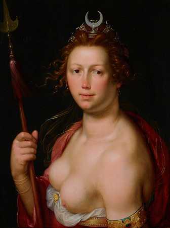 科内莉斯·科内利斯·范·哈勒姆的《戴安娜作为狩猎女神》
