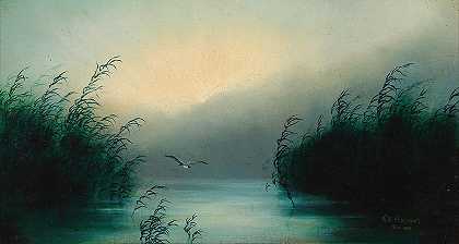 卡尔·威廉·迪芬巴赫的《里兹的海鸥》