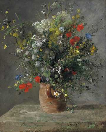 皮埃尔·奥古斯特·雷诺阿的《花瓶里的花》