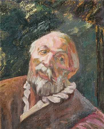 《一位老人的肖像》（Walther Gamerith）
