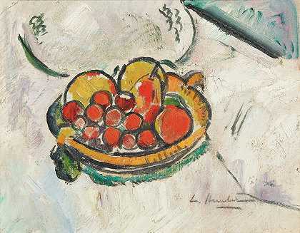 乔治·莱斯利·亨特的《一碗水果的静物》