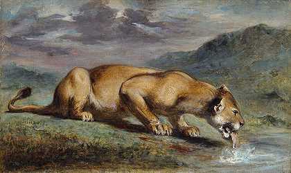 皮埃尔·安德烈的《受伤的狮子》