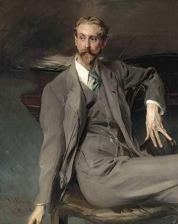 “艺术家劳伦斯·亚历山大的肖像（“彼得”）乔瓦尼·博尔迪尼的《哈里森》