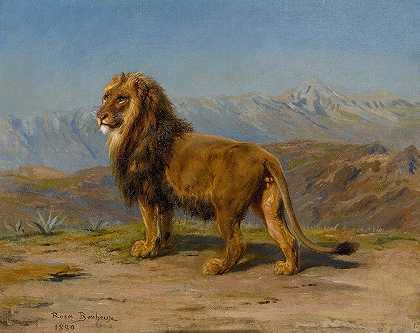 Rosa Bonheur的《山中的狮子》
