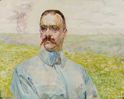 雅切克·马尔切夫斯基（Jacek Malczewski）的《约泽夫·皮苏斯基准将肖像》（Józef Piłsudski）