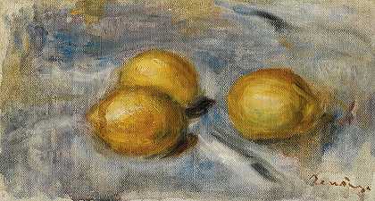 《柠檬静物》，皮埃尔·奥古斯特·雷诺阿