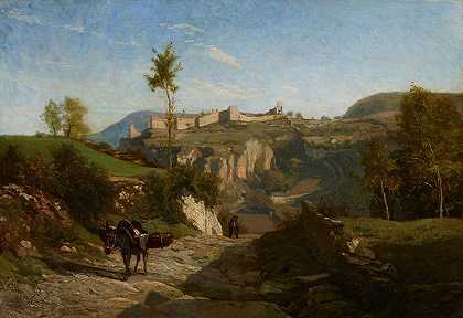 Charles François Daubigny的《Crémieu附近的风景》