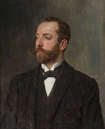 威廉·特吕布纳的《一个人的肖像》