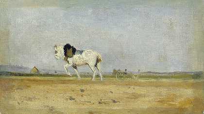 斯坦尼斯拉斯·莱平的《田里的犁马》