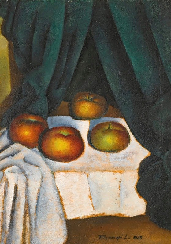 Lajos Tihanyi的《水果静物》