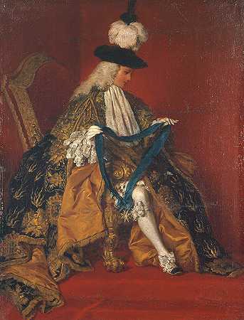 “圣艾格南公爵保罗·希波利特·德博维利尔肖像（1684-1776），皮埃尔·苏布雷拉斯