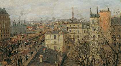 Theodor Von Hörmann的《巴黎之景》