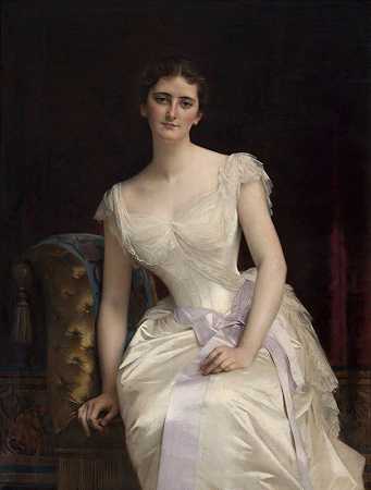 “玛丽·维多利亚·莱特的肖像，后来的克德尔斯顿夫人，印度君主，亚历山大·卡巴内尔