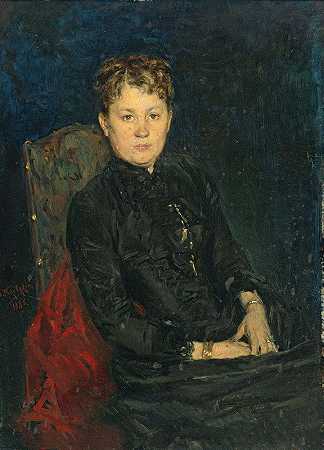 弗拉基米尔·埃戈罗维奇·马科夫斯基的《一个女人的肖像》