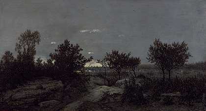 “黎明时分的乡村”，西奥多·卢梭