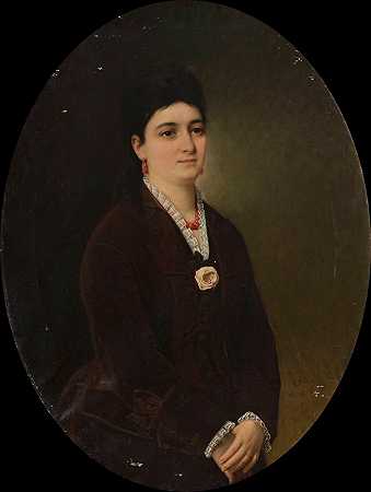 卡罗尔·米勒《玛丽亚·斯齐亚克·涅夫斯卡肖像》