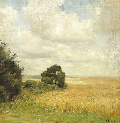 卡尔·霍尔斯（Carl Holsøe）的《风景与视野》