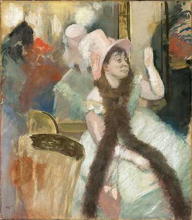 埃德加·德加（Edgar Degas）的《化妆舞会后的肖像》（Dietz Monnin夫人的肖像）