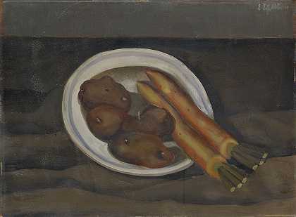 伊曼纽尔·舍特利的《甜菜和土豆的静物》