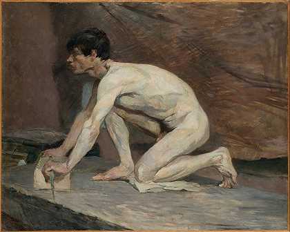 Henri de Toulouse Lautrec的《大理石抛光机》