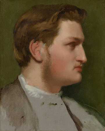 “埃德加·德加的保罗·瓦尔品松肖像