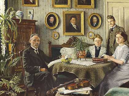 保罗·费舍尔的《艺术家的家庭》