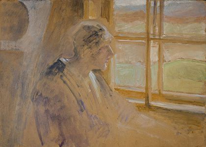 雅切克·马尔切夫斯基的《窗外女人的素描》