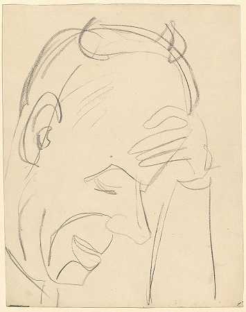 恩斯特·路德维希·凯尔希纳的肖像