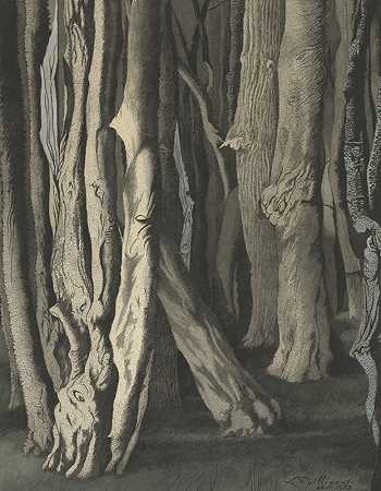 《树木》（Léon Spilliert）