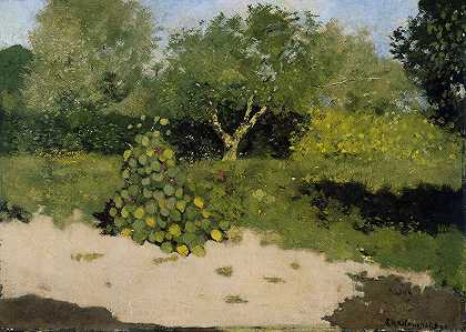 理查德·尼古拉·罗兰·霍斯特的《菊花花园的角落》