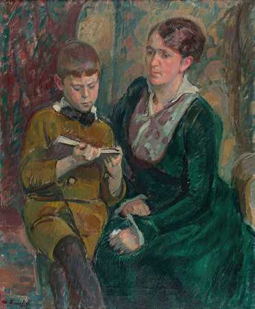 《埃斯特·塞德瓦夫夫人和她的儿子》作者：马格努斯·恩克尔