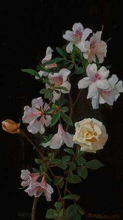 乔治·科克兰·兰丁的《春天的花朵》
